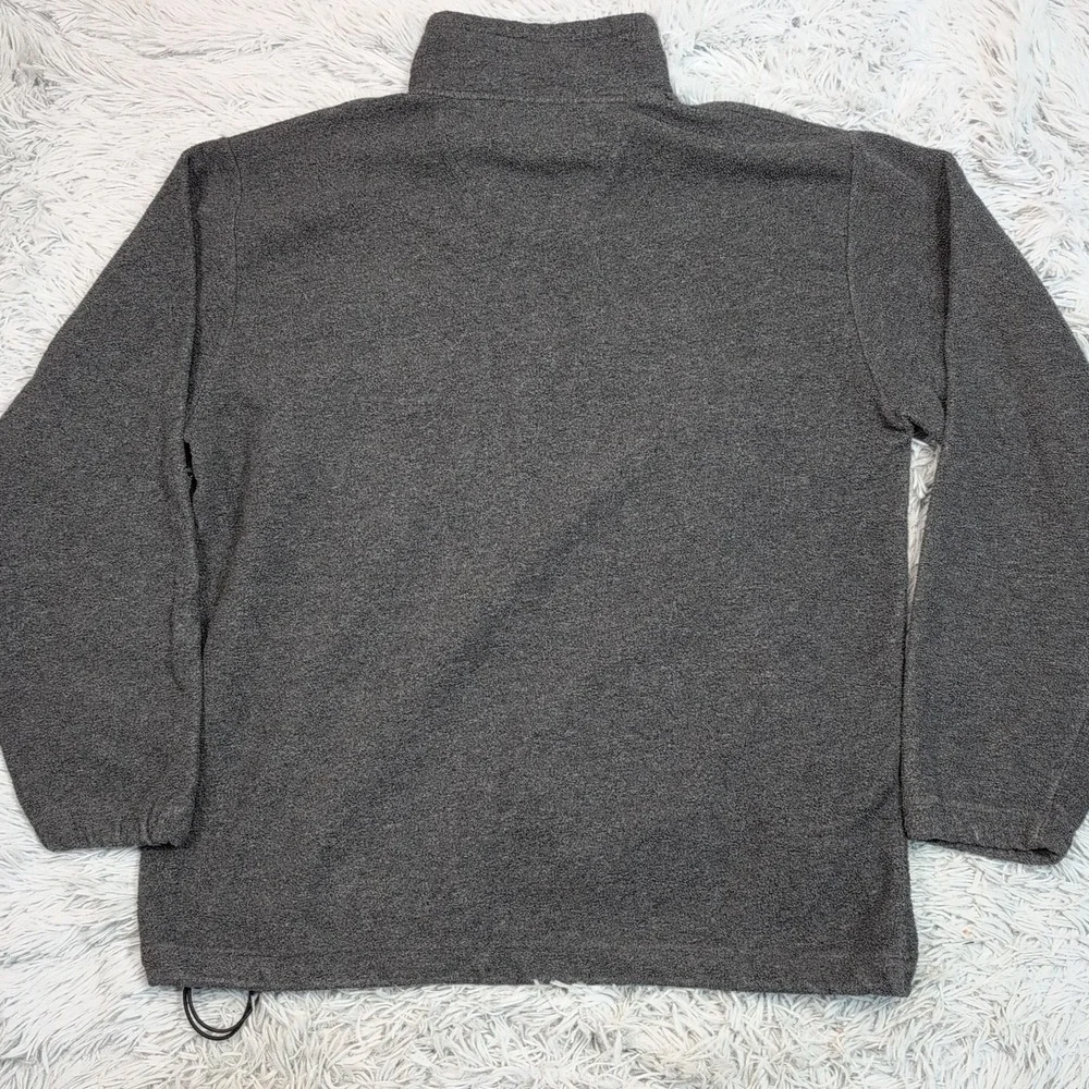 J. Crew Sweatshirt‎ Mens L Gray Quarter Zip Gorpcore Outdoors Comfort Casual